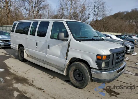 2011 Ford Econoline E350 Super Duty Wagon from USA, damaged, VIN 1FBSS3BL8BDA33341